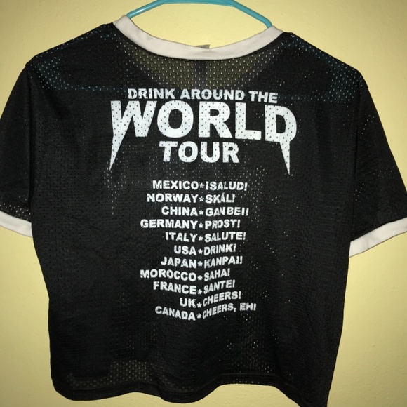 Drink Around The World - Mesh Crop (L) - Picture 2 of 5